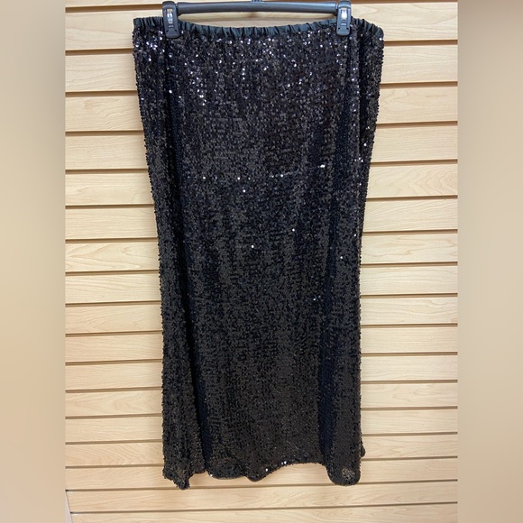 ANDRIANNA PAPPELL  LUREX GORGEOUS RICH LOOKING WOMEN SKIRT SIZE 22 - Picture 1 of 5